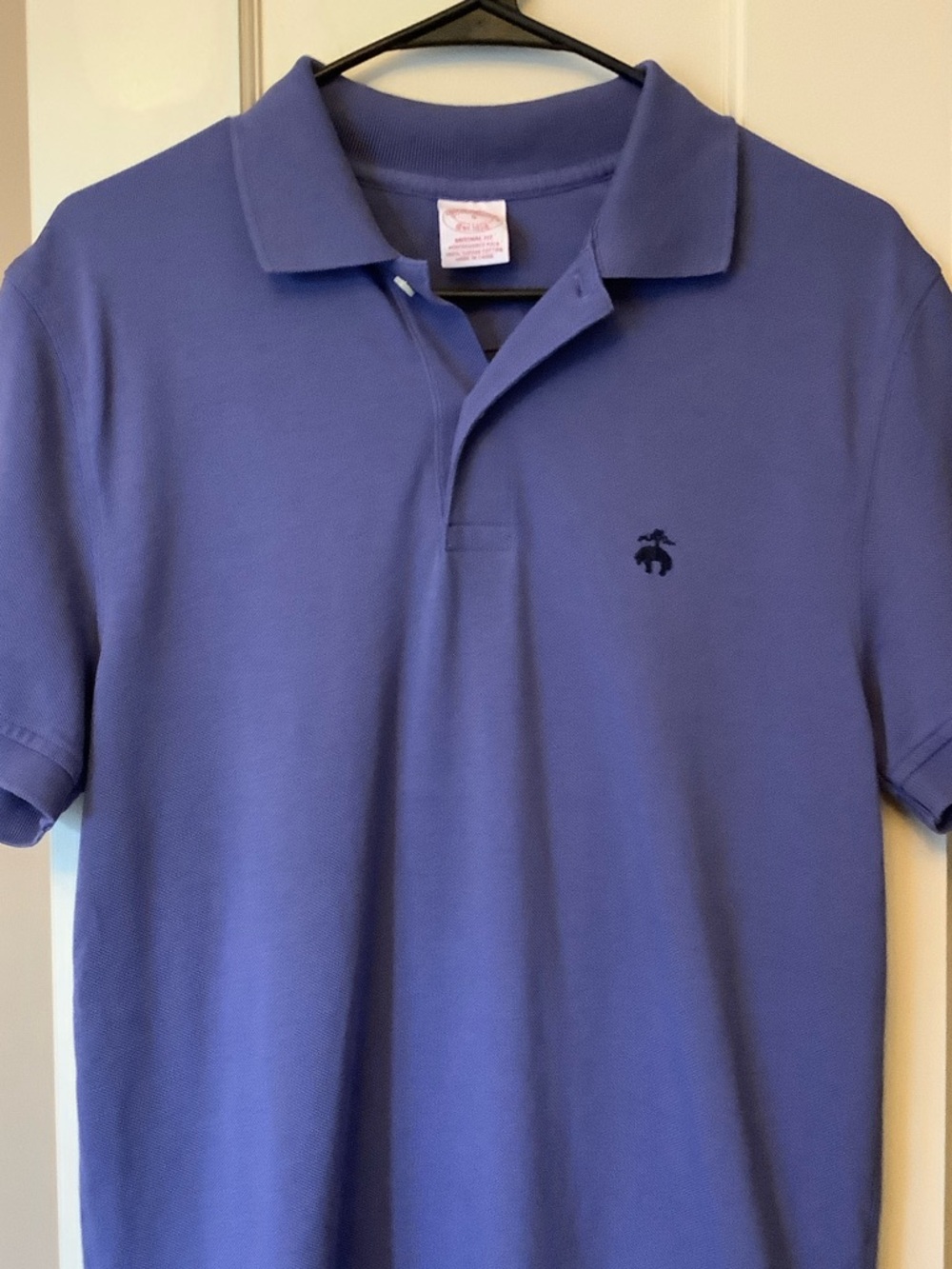 Brooks Brothers Blue Polo Shirt with Embroidered Logo - Picture 2 of 6